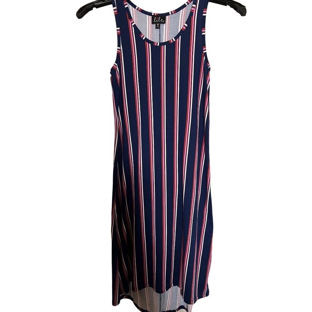 lilt stripe mini dress size 10 USA summer Pin Stripe comfortable mini